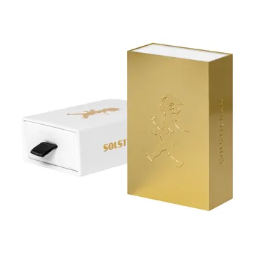 Solstickan matchbox holder - Brass, small 3.5x5.6x1.8 cm - Solstickan Design