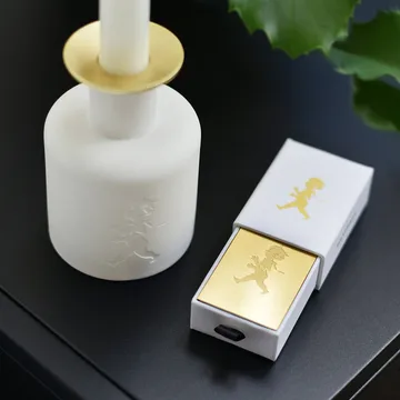 Solstickan matchbox holder - Brass, small 3.5x5.6x1.8 cm - Solstickan Design