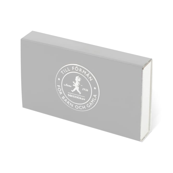 Solstickan matchstick box 30 pack - Grey - Solstickan Design