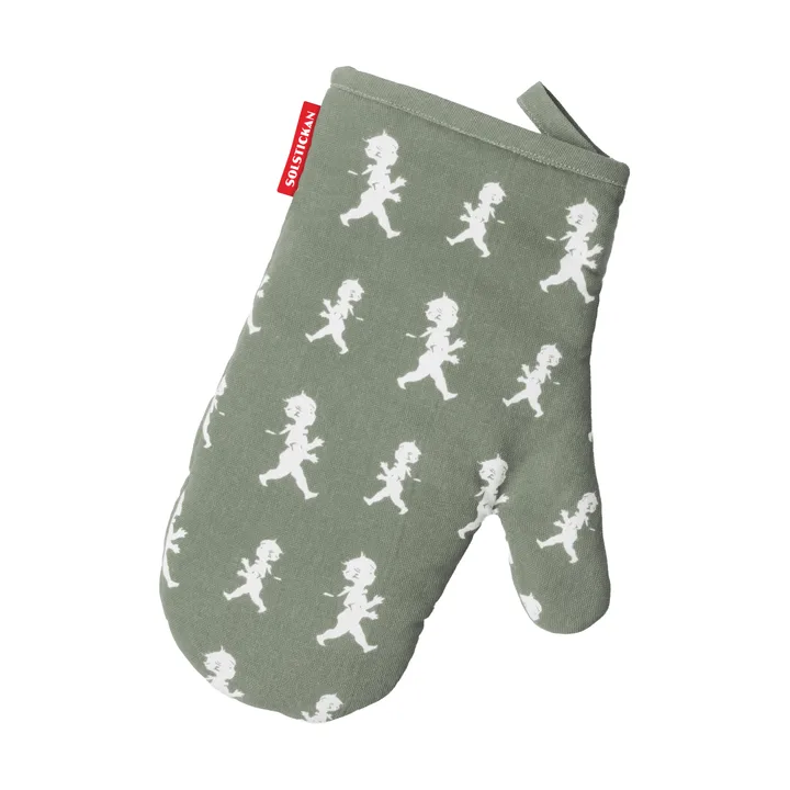 Solstickan oven glove 22x30 cm - Green - Solstickan Design