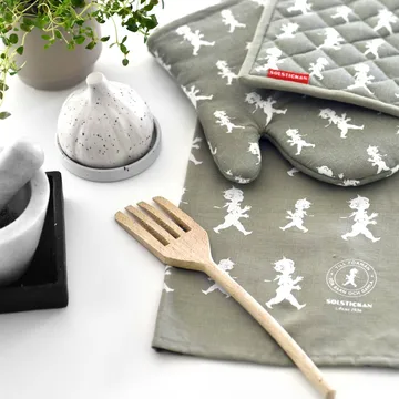Solstickan oven glove 22x30 cm - Green - Solstickan Design