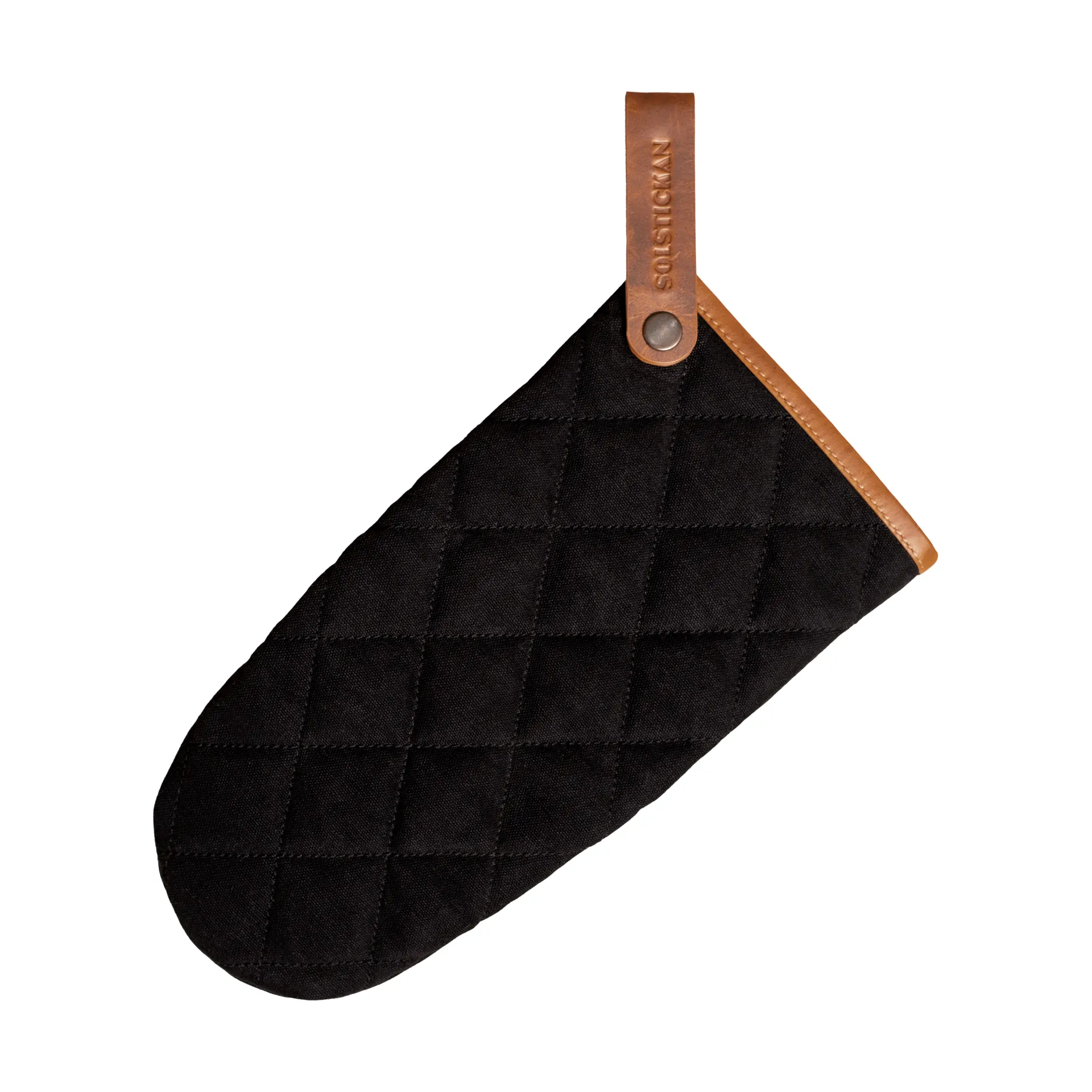 Solstickan oven glove canvas, Black Solstickan Design