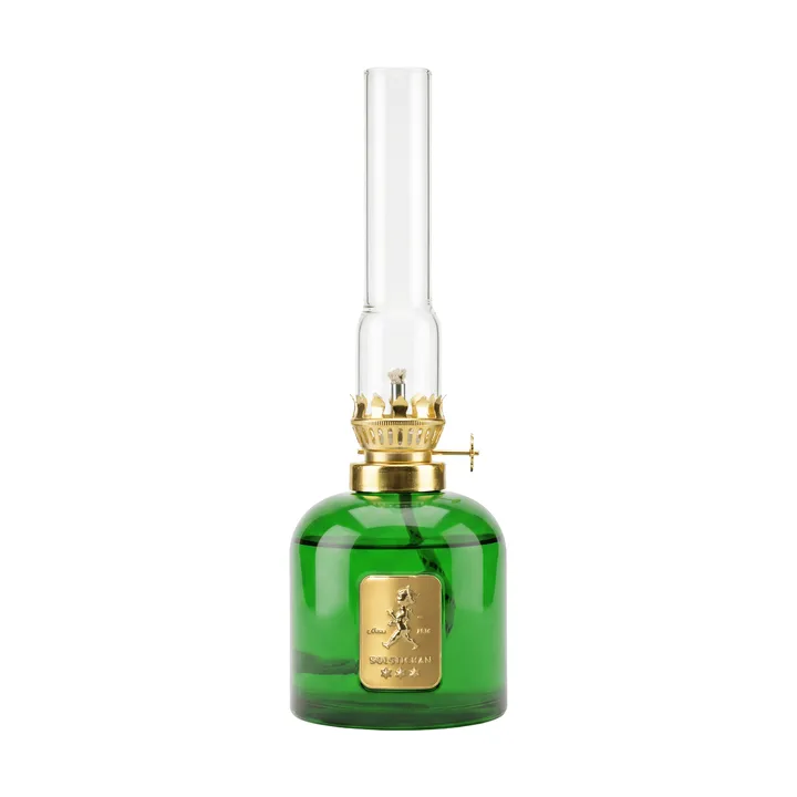 Solstickan paraffin lamp - Green, Ø8x24 cm - Solstickan Design