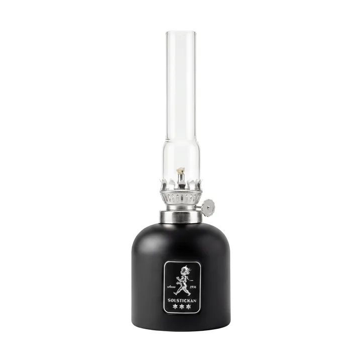 Solstickan paraffin lamp - Matt black, Ø8x24 cm - Solstickan Design