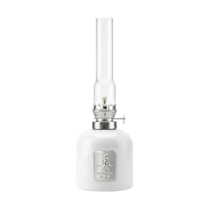 Solstickan paraffin lamp - White, Ø8x24 cm - Solstickan Design
