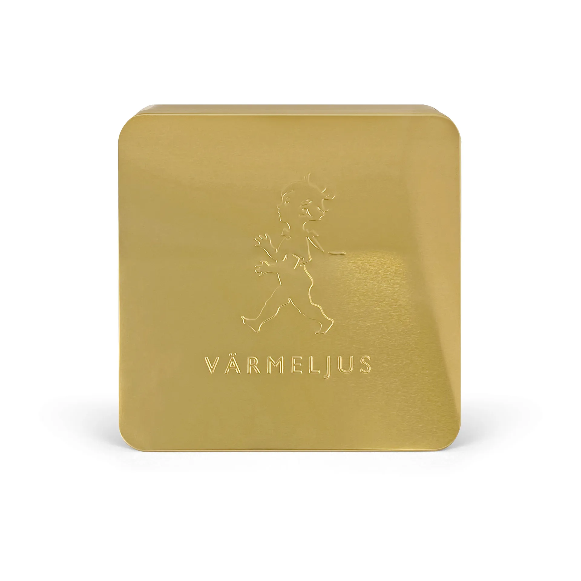 Solstickan tealight box 21x21 cm, Gold Solstickan Design