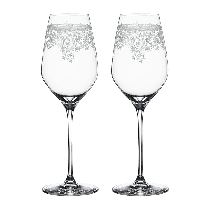 Arabesque white wine glass 50 cl 2-pack, Clear Spiegelau