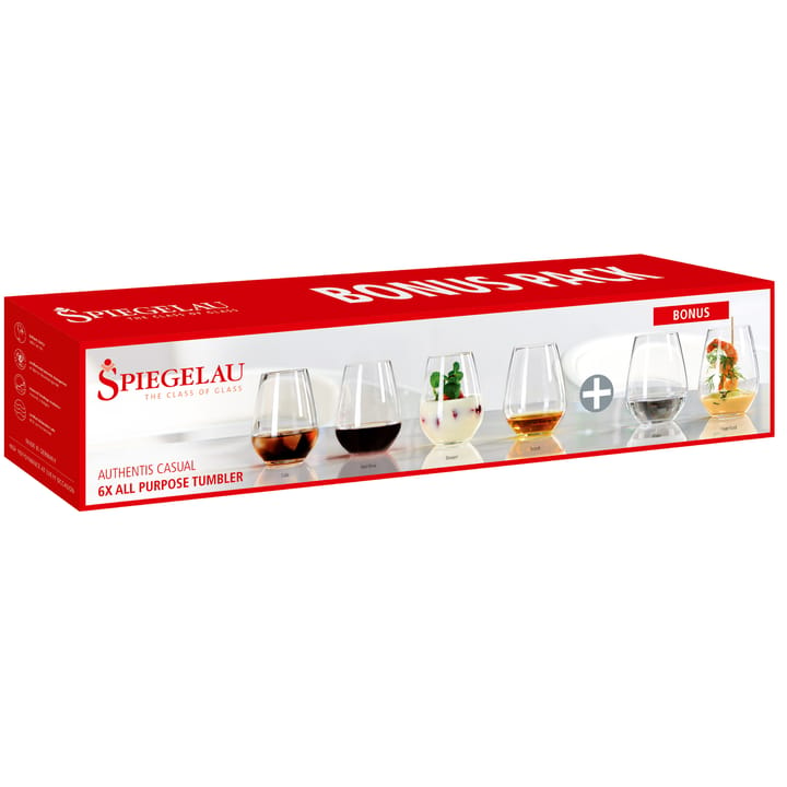 Authentis Casual glass 46cl. 6-pack, clear Spiegelau