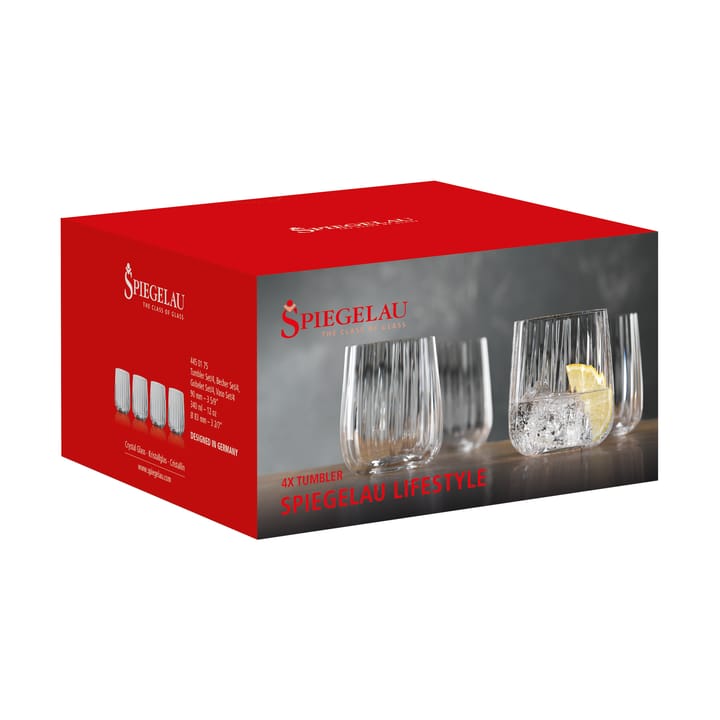 LifeStyle tumbler 4-pack, 34 cl Spiegelau