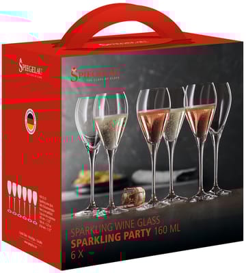 Party champagne glass 16 cl - 6-pack - Spiegelau