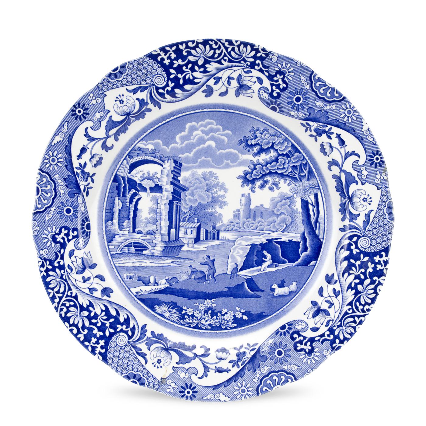Blue Italian buffet plate Spode KitchenTime