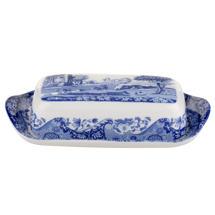 Blue Italian butter dish - 20 x 10 cm/ 8 x 4 inch - Spode