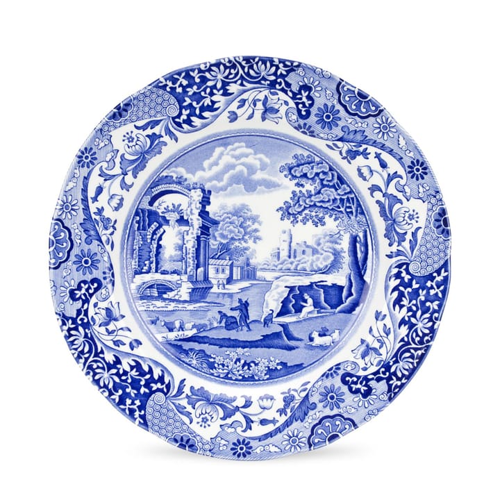 Blue Italian dinner plate - 27 cm/ 10 inch - Spode