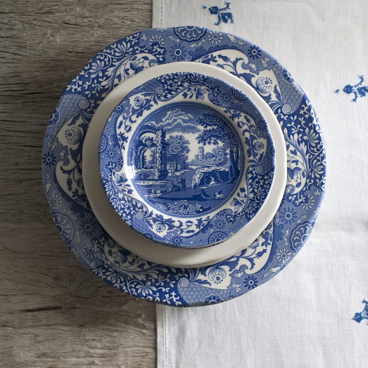 Blue Italian dinner plate, 27 cm/ 10 inch Spode
