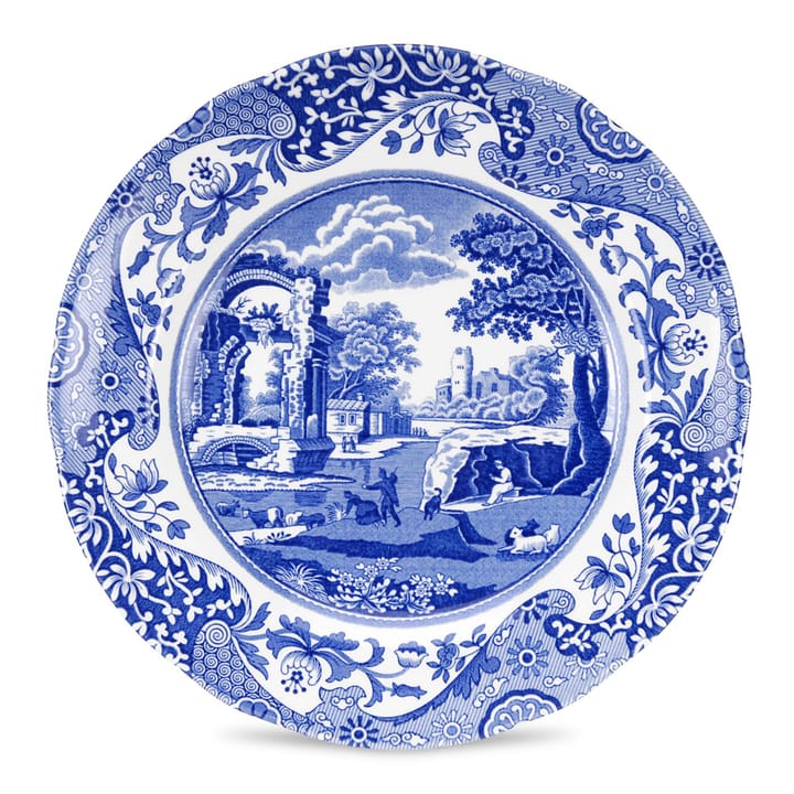 Blue Italian side plate/tea plate, 20 cm/ 8 inch Spode