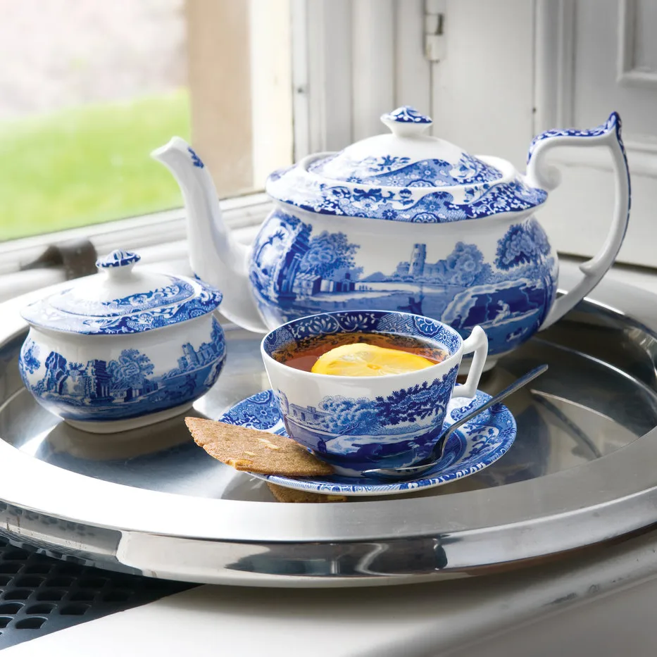 Blue Italian teapot - Spode | KitchenTime
