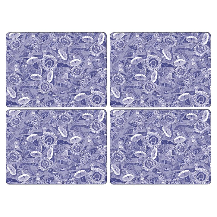 Blue Room Sunflower placemats 30x40 cm 4-pack, blue-white Spode