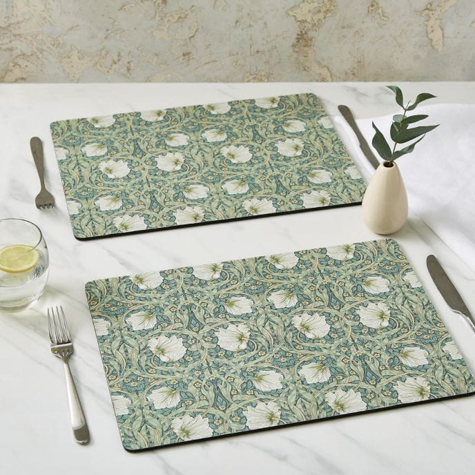 Pimpernel placemat 30x40 cm 4 pack, Green Spode
