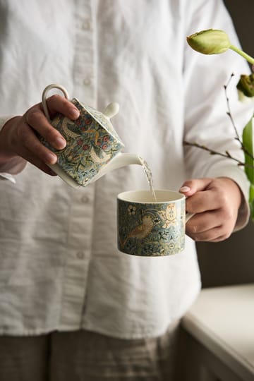 Strawberry Thief teacup with saucer 28 cl - Multi - Spode