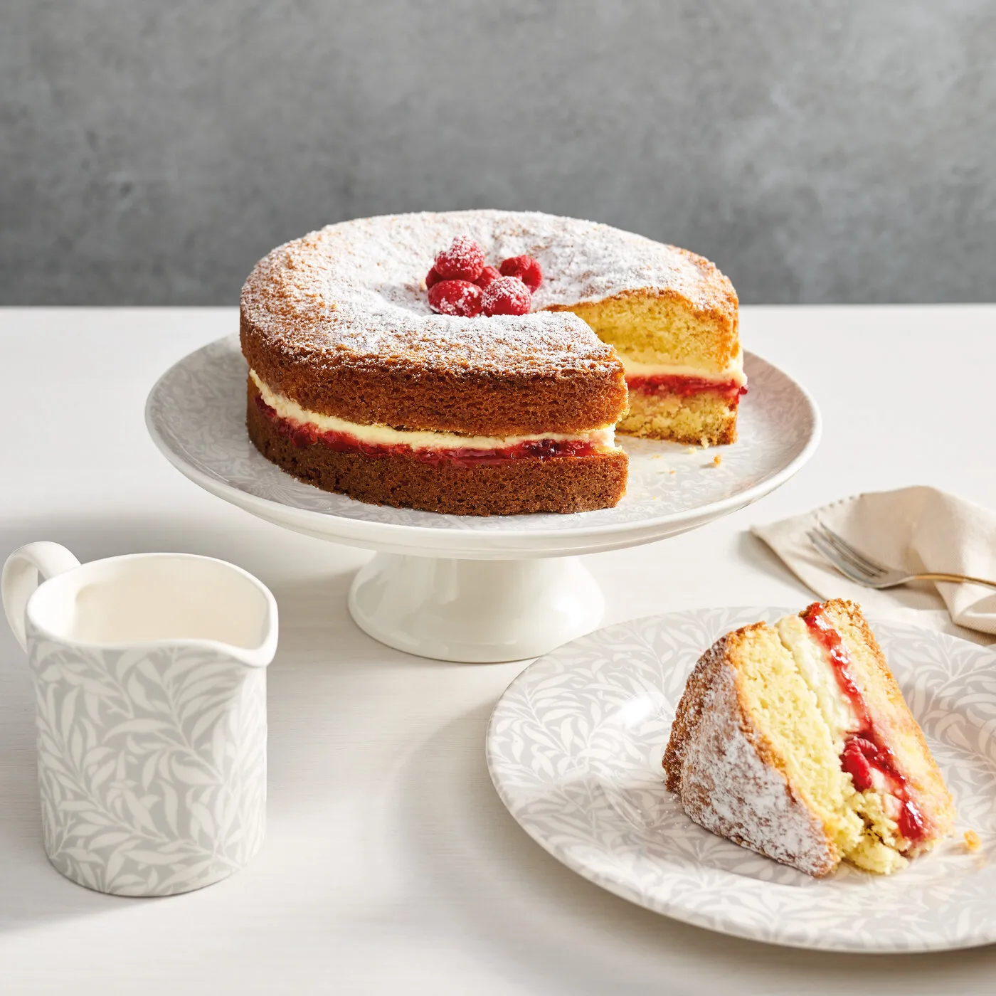 Willow Bough milk pitcher 28 cl, Grey Spode