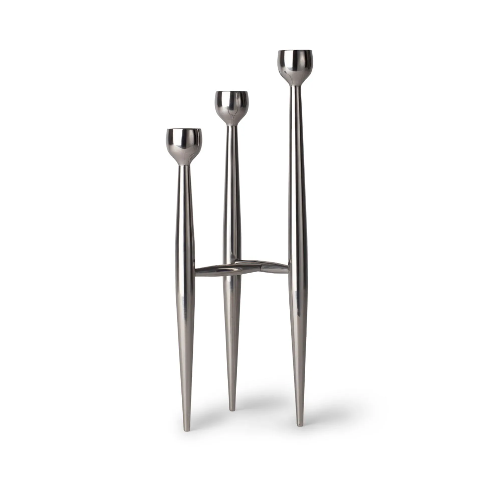 Appollo candle sticks 32 cm, Stainless steel Spring Copenhagen