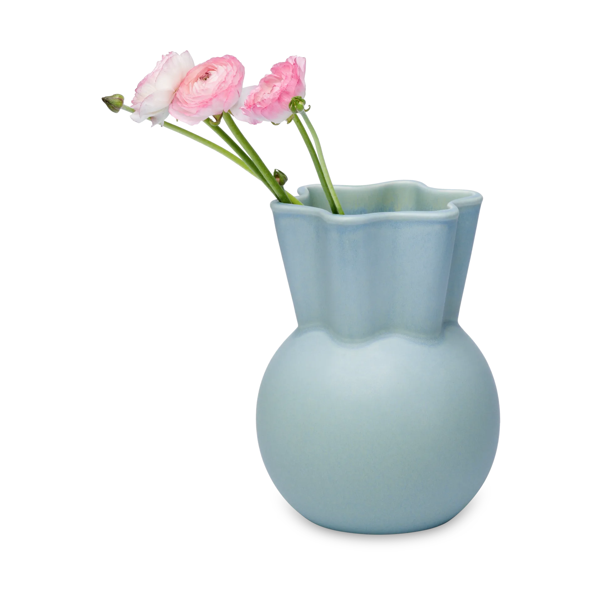 Eva Stæhr-Nielsen vase 20 cm, Light blue Spring Copenhagen