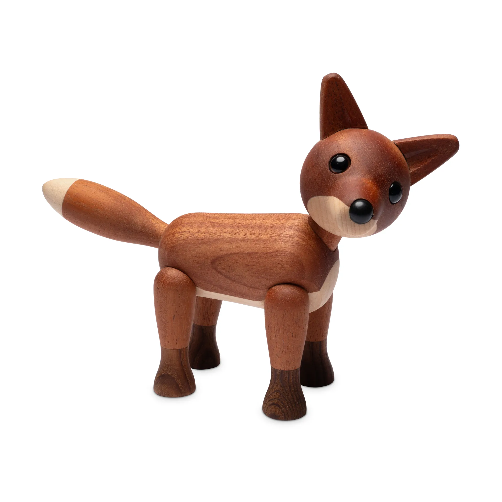 Foxy fox decoration 12 cm, Mahogany Spring Copenhagen