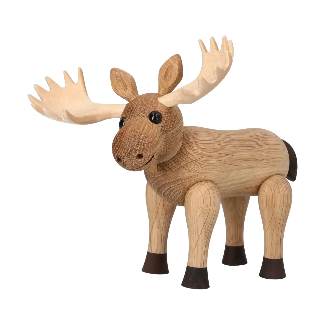 Harald elk figurine, Beige, 15.5x13x14 cm Spring Copenhagen