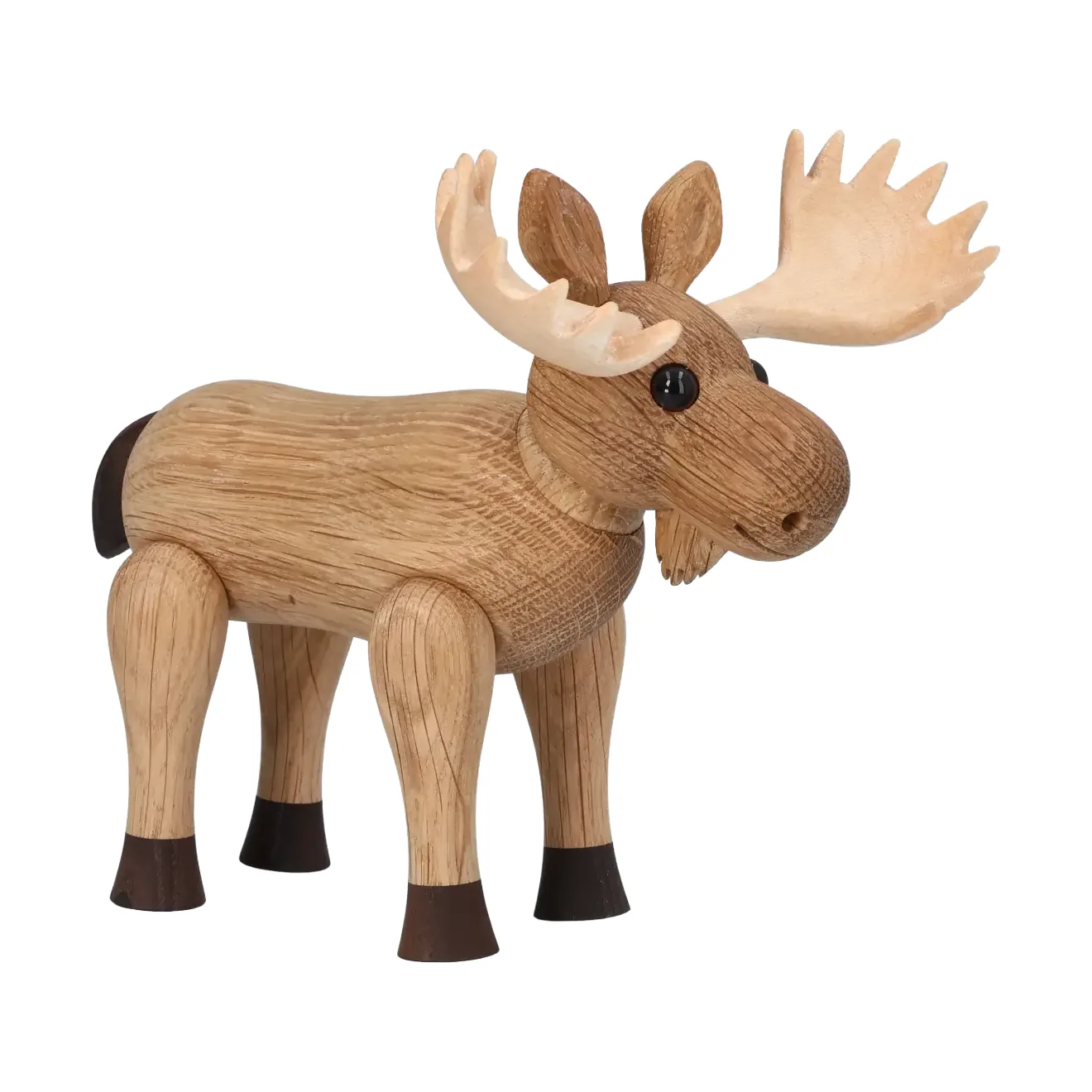 Harald elk figurine, Beige, 15.5x13x14 cm Spring Copenhagen