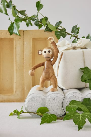 Jolly monkey decoration 11 cm - Oak - Spring Copenhagen