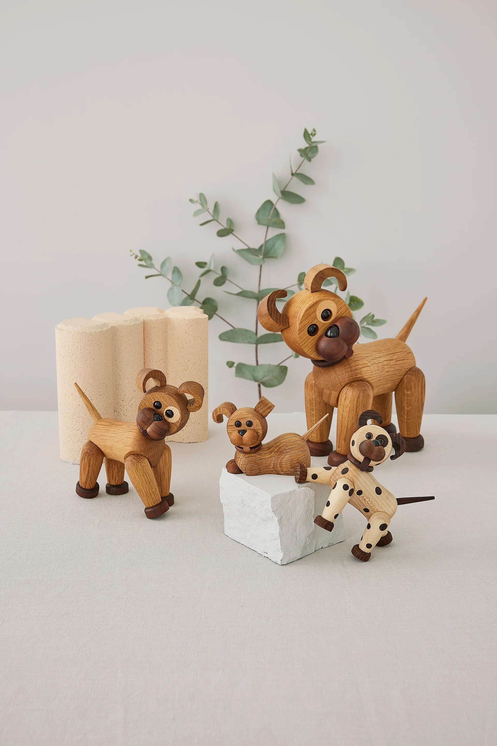 Joy dog decoration 11 cm, Maple Spring Copenhagen