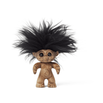Lucky troll 9 cm - Oak - Spring Copenhagen