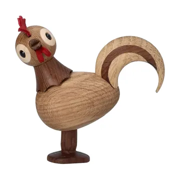 Rise rooster figurine - Beige, 4.2x12x10.5 cm - Spring Copenhagen