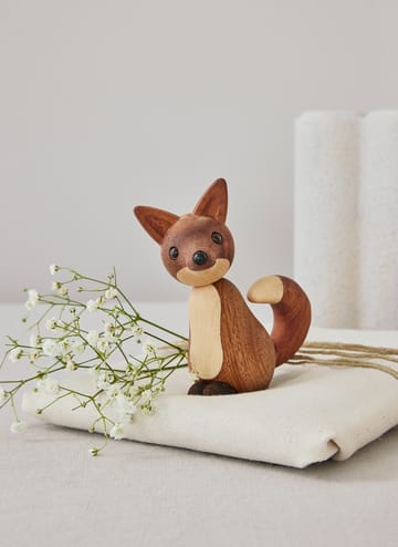 Roxy fox decoration 10 cm - Mahogany - Spring Copenhagen