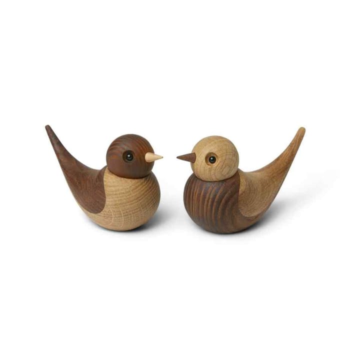 Soulmates swallow decoration 2 pieces, Oak-ash Spring Copenhagen