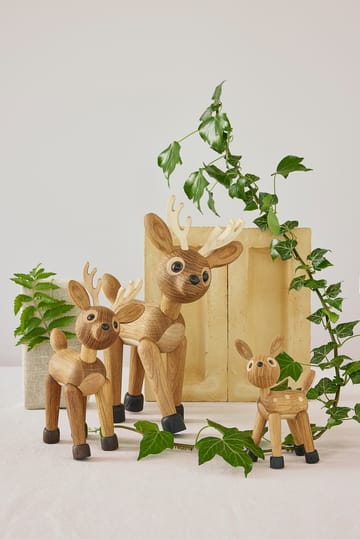 Star deer decoration 26 cm - Oak - Spring Copenhagen