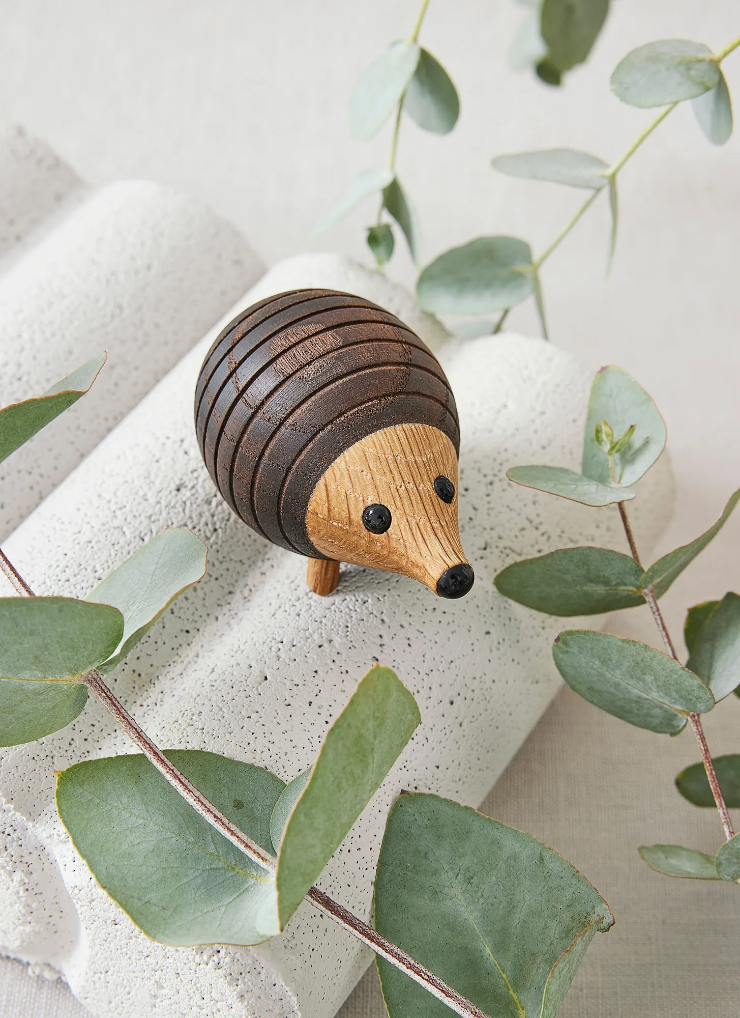 Stick hedgehog decoration 4.5 cm, Thermo ash Spring Copenhagen