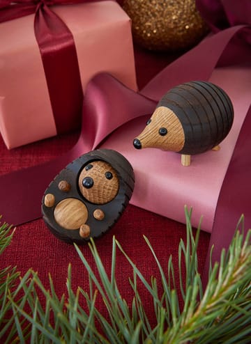 Stick hedgehog decoration 4.5 cm - Thermo ash - Spring Copenhagen