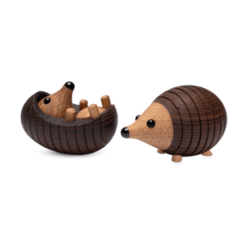 Stick hedgehog decoration 4.5 cm - Thermo ash - Spring Copenhagen