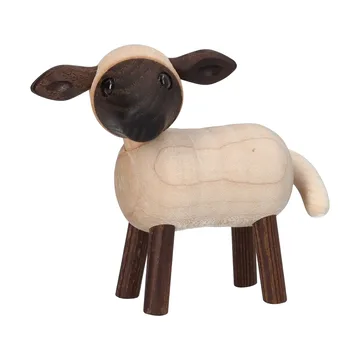 Will lamb figurine - Beige, 6.6x9xH8.5 cm - Spring Copenhagen