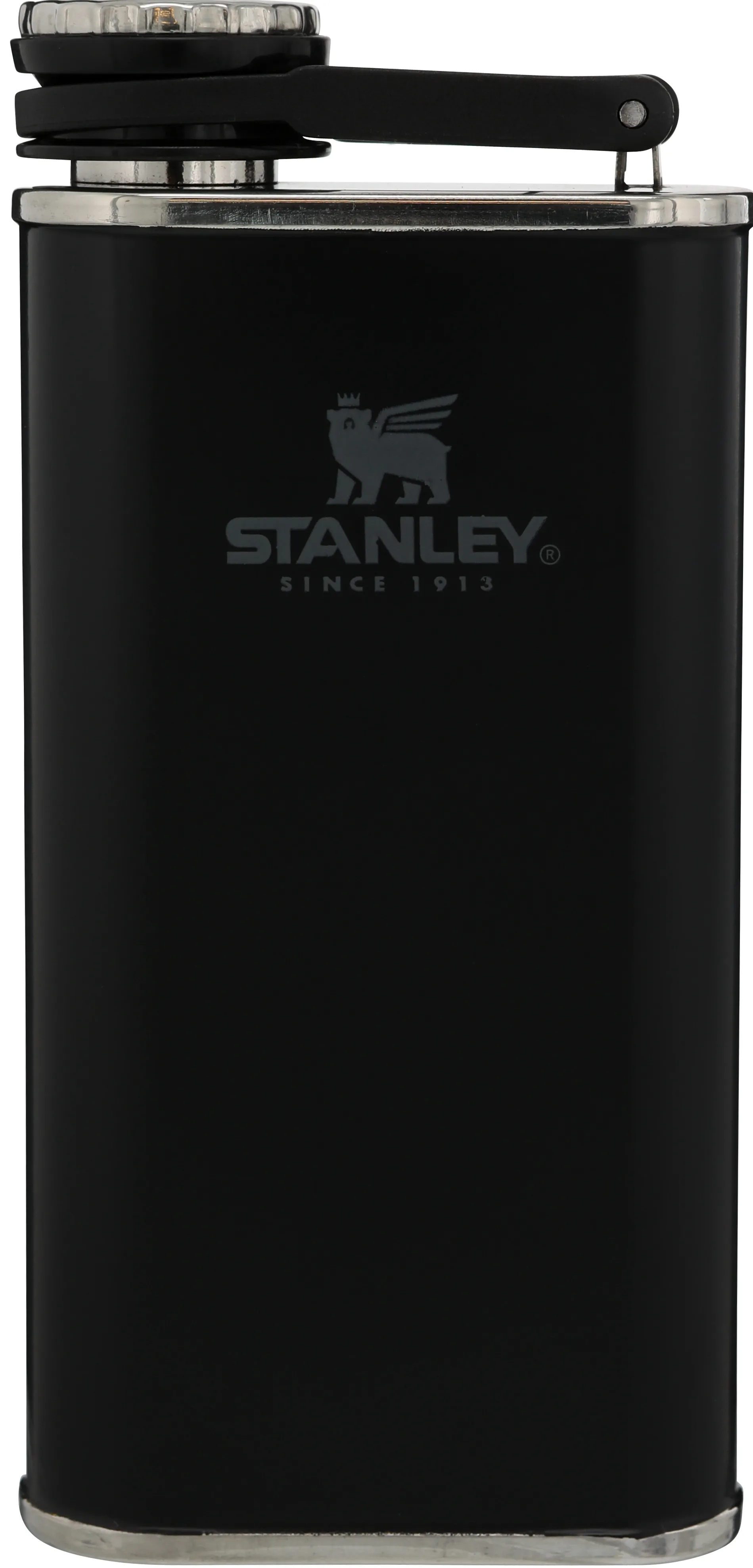 Stanley hip flask 0.23 l, Stainless steel-matte black Stanley