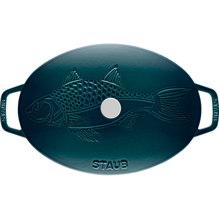 La Mer oval casserole dish - three layered enamel, 32 cm STAUB