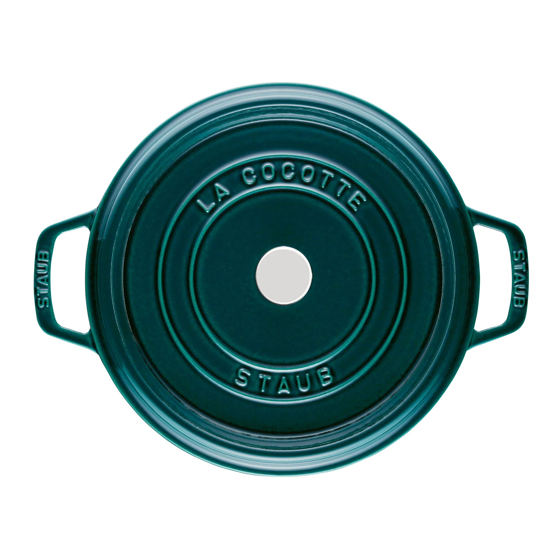 La Mer round casserole dish - three layered enamel, 5.2 l STAUB