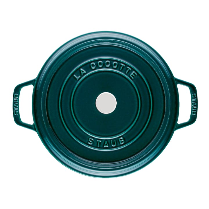 La Mer round casserole dish - three layered enamel, 5.2 l STAUB