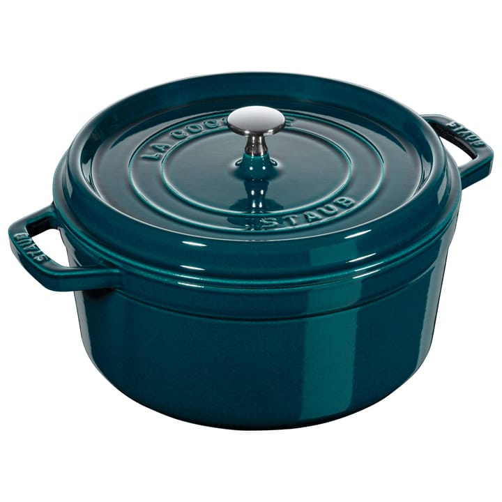 La Mer round casserole dish - three layered enamel, 6.7 l STAUB