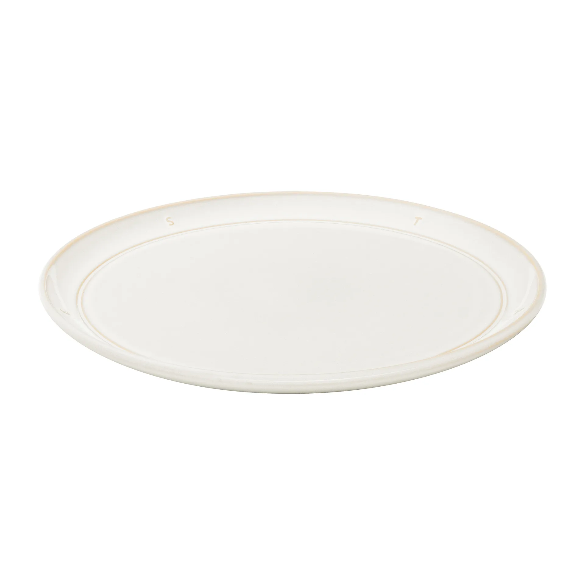 Staub Boussole plate Ø28 cm, Off white STAUB
