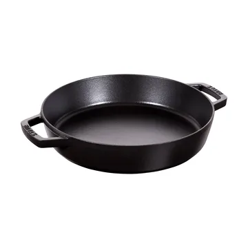 Staub braiser cast iron 2 handles black - Ø26 cm - STAUB