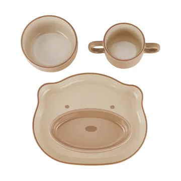 Staub children's dinnerware 4 pieces - Brown - STAUB