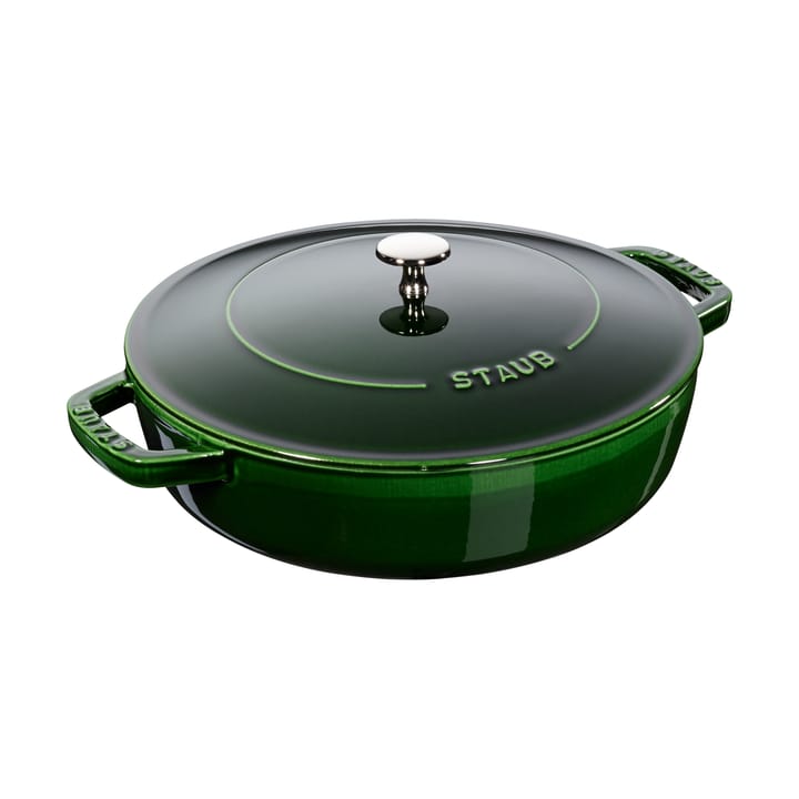 Staub Chistera braiser cast iron Ø24 cm, Basil green STAUB