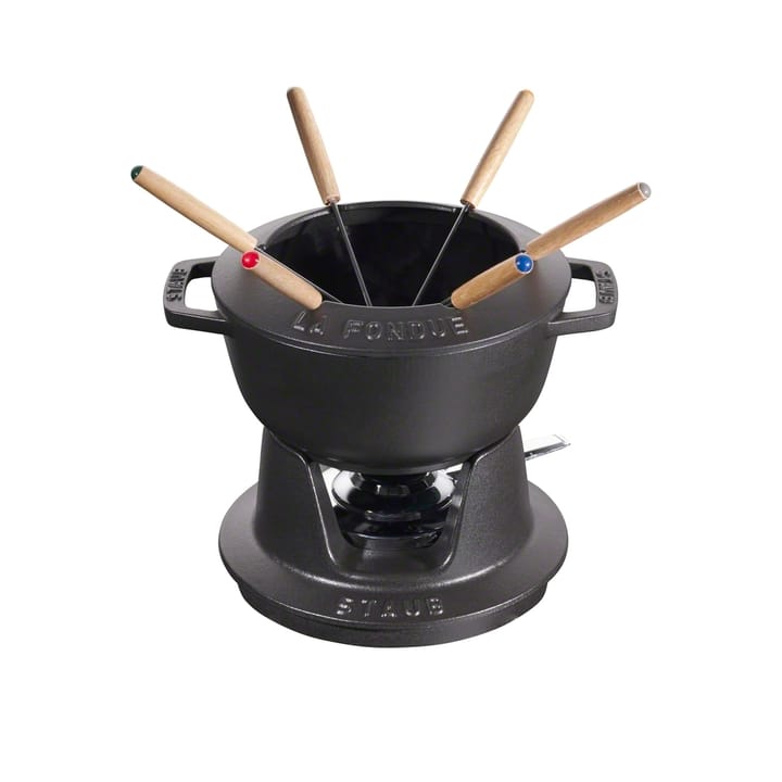 Staub fondue set 1.65 l, black STAUB